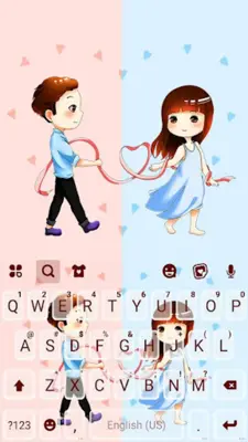 True Love Keyboard Theme android App screenshot 0